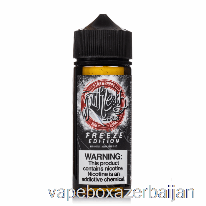 Vape Baku STRAWBRRRY - Freeze Edition - Ruthless Vapor - 120mL 0mg